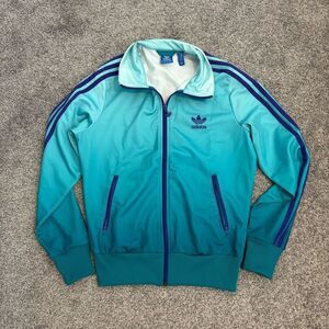 Vintage Adidas Blue Ombré Track Jacket size Sm